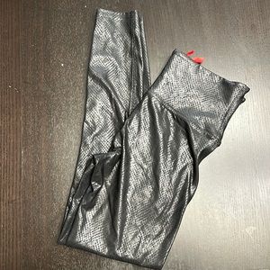 Spanx faux leather leggings - snake skin